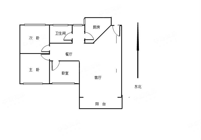 地铁口物业 龙泉花园温馨三房 无税 急售 学位房