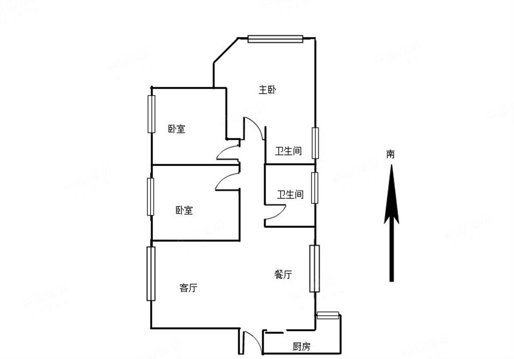 雍翠华府 精装三房 红本无税 珠宝核心商圈双地铁