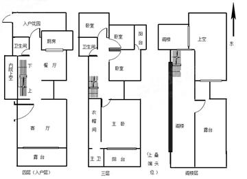 仁山智水叠加别墅,位置安静带天台,龙华外国语学校的学区