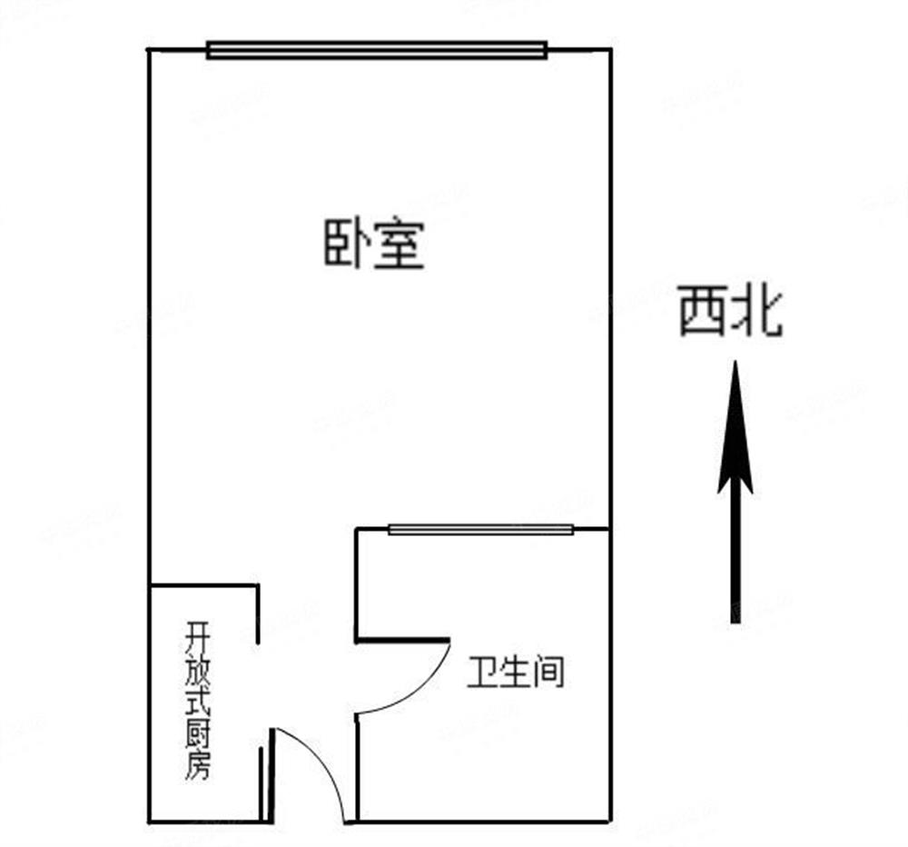 港岛银座单间配套业主急卖进东门地铁口,户型方正