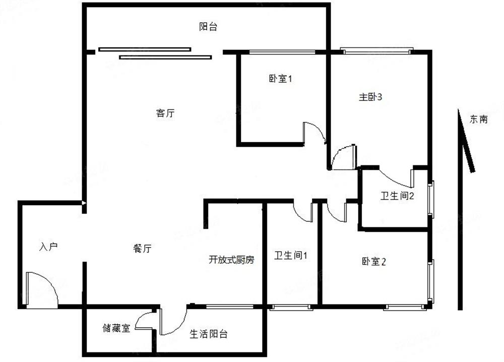 星河丹堤花园-户型图