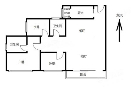 天健阳光华苑-户型图