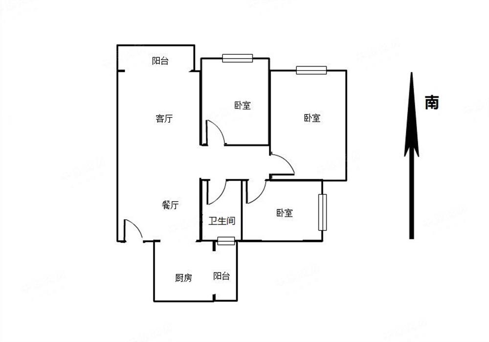 中海锦城花园北区-户型图