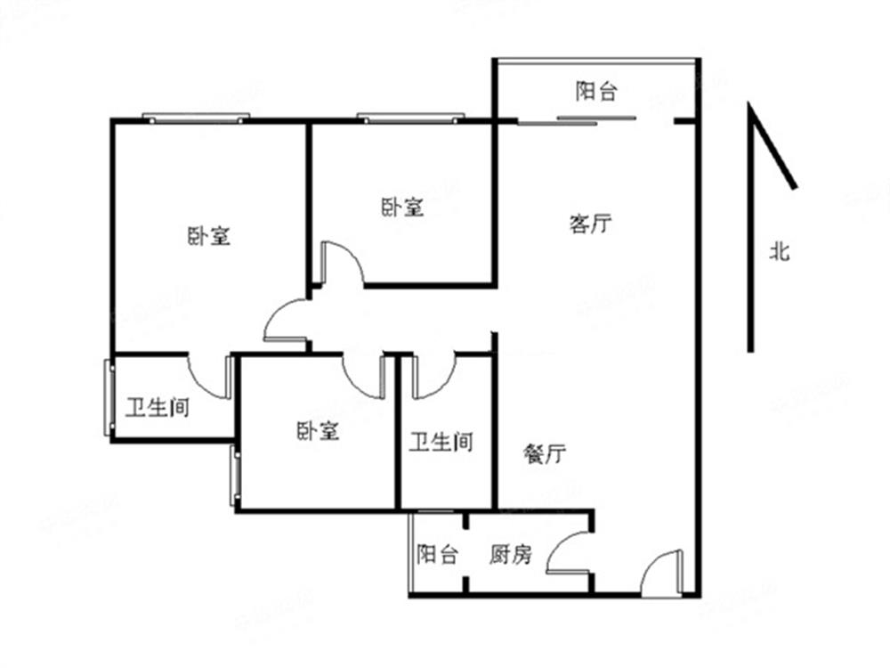 万科天誉公馆【万科品牌 155平大面积平层公寓 适合办公】深圳二手房