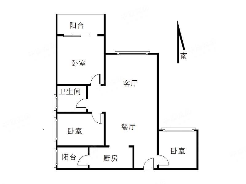 凤凰雅居,精装电梯小三房,中高楼层,闹中取静