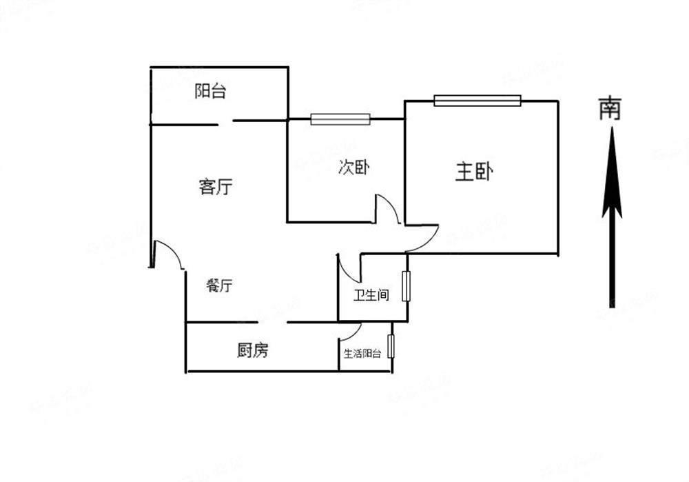 高层全南户型双阳台 视野开阔无遮挡 几年出一套